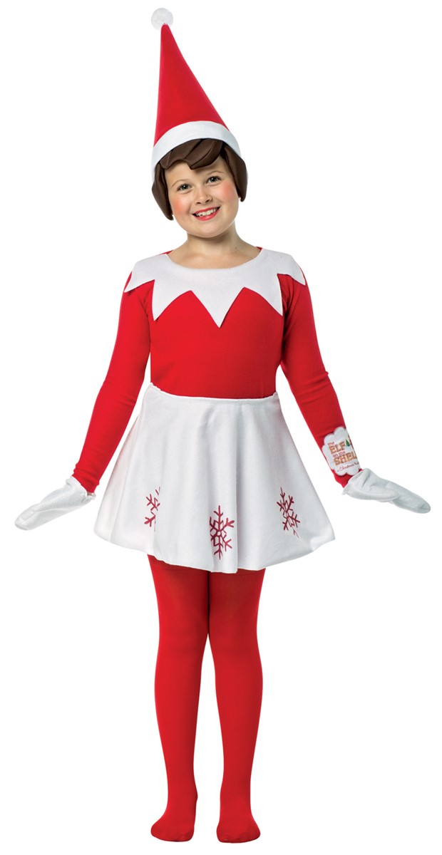 Elf on the Shelf Dress Child Costume OneSize Elf on the Shelf Dress Child Costume OneSize