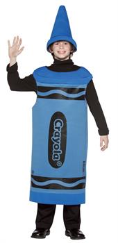 Blue Crayola Crayon Tween Costume