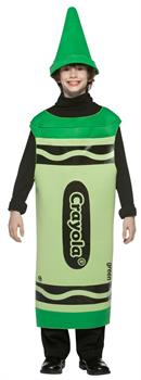 Green Crayola Crayon Tween Costume