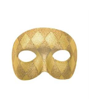 Mardi Gras Harlequin Domino Mask