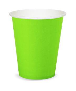 Fresh Lime (Lime Green) 9 oz. Paper Cups