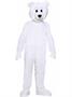 Polar Bear Plush Economy Mascot Adult Costume
