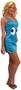 Pac-Man Inky Deluxe Tank Dress Adult Costume