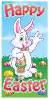5' Happy Easter Door Cover