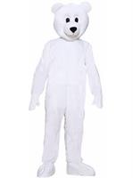 Polar Bear Plush Economy Mascot Adult Costume