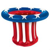Inflatable Patriotic Hat Cooler