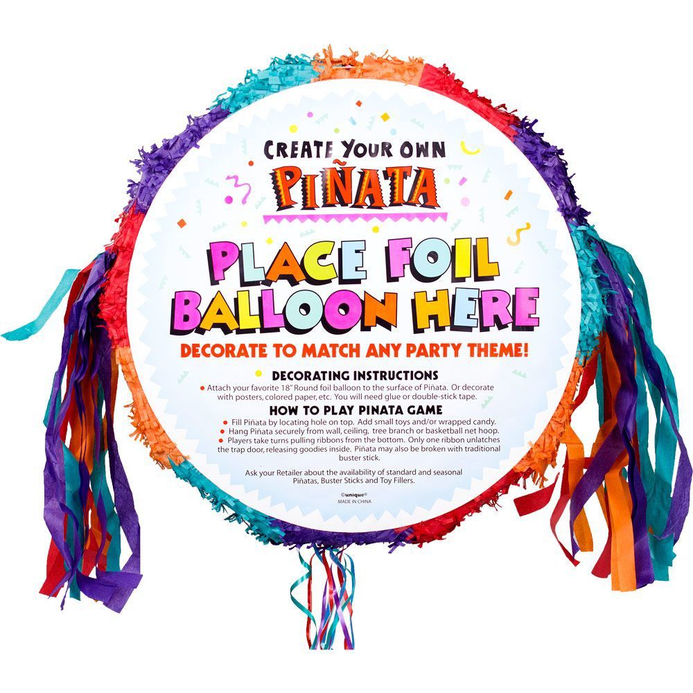 Primary Pullstring Blank Pinata