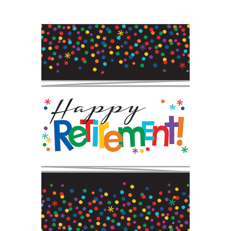 Officially Retired Plastic Table Cover