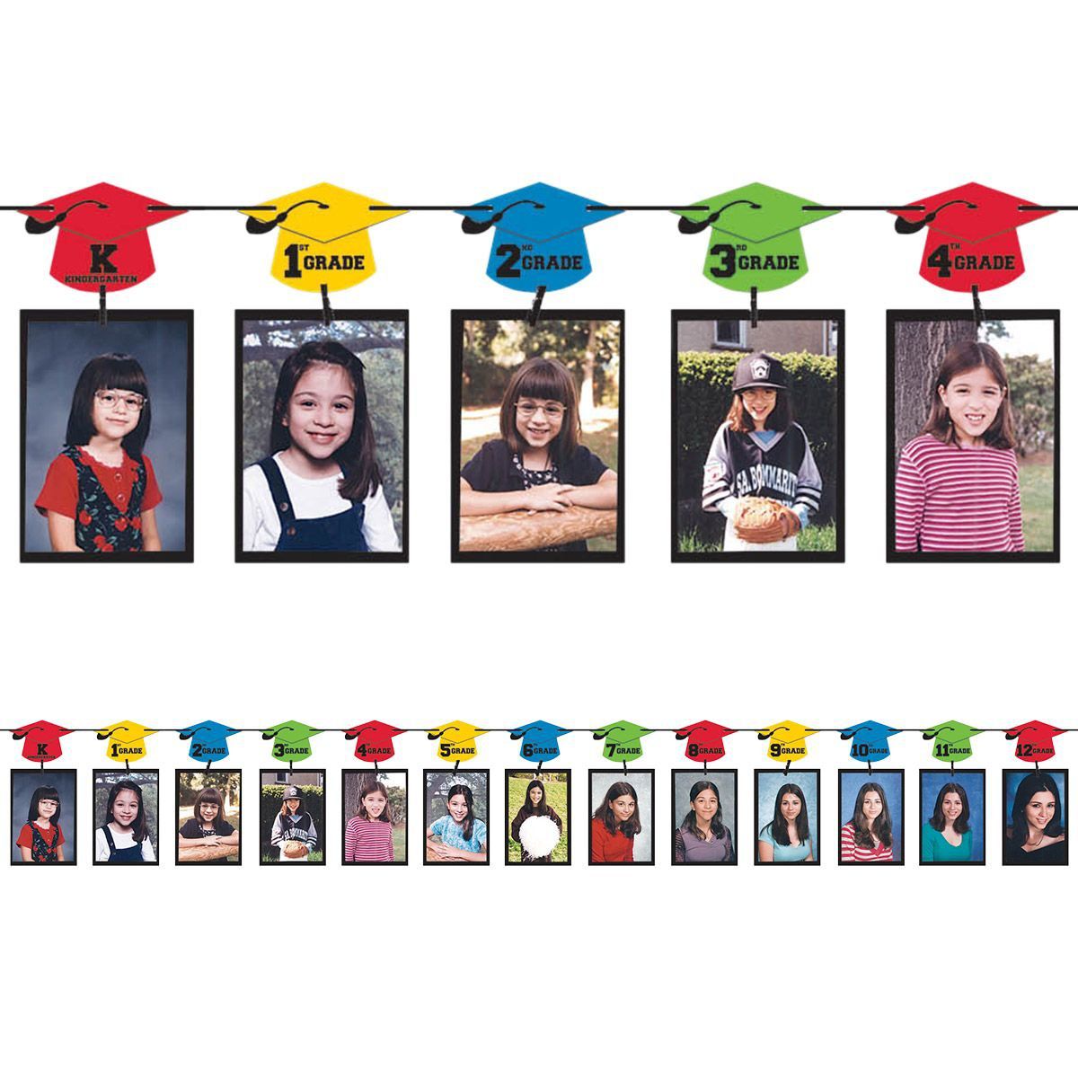 Graduation Photo 12ft. Garland Decoration