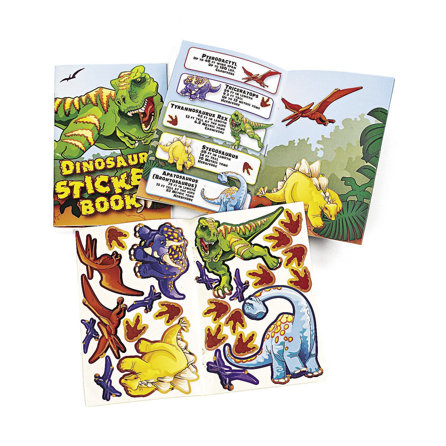 Dinosaur Sticker Books(12) - PartyBell.com