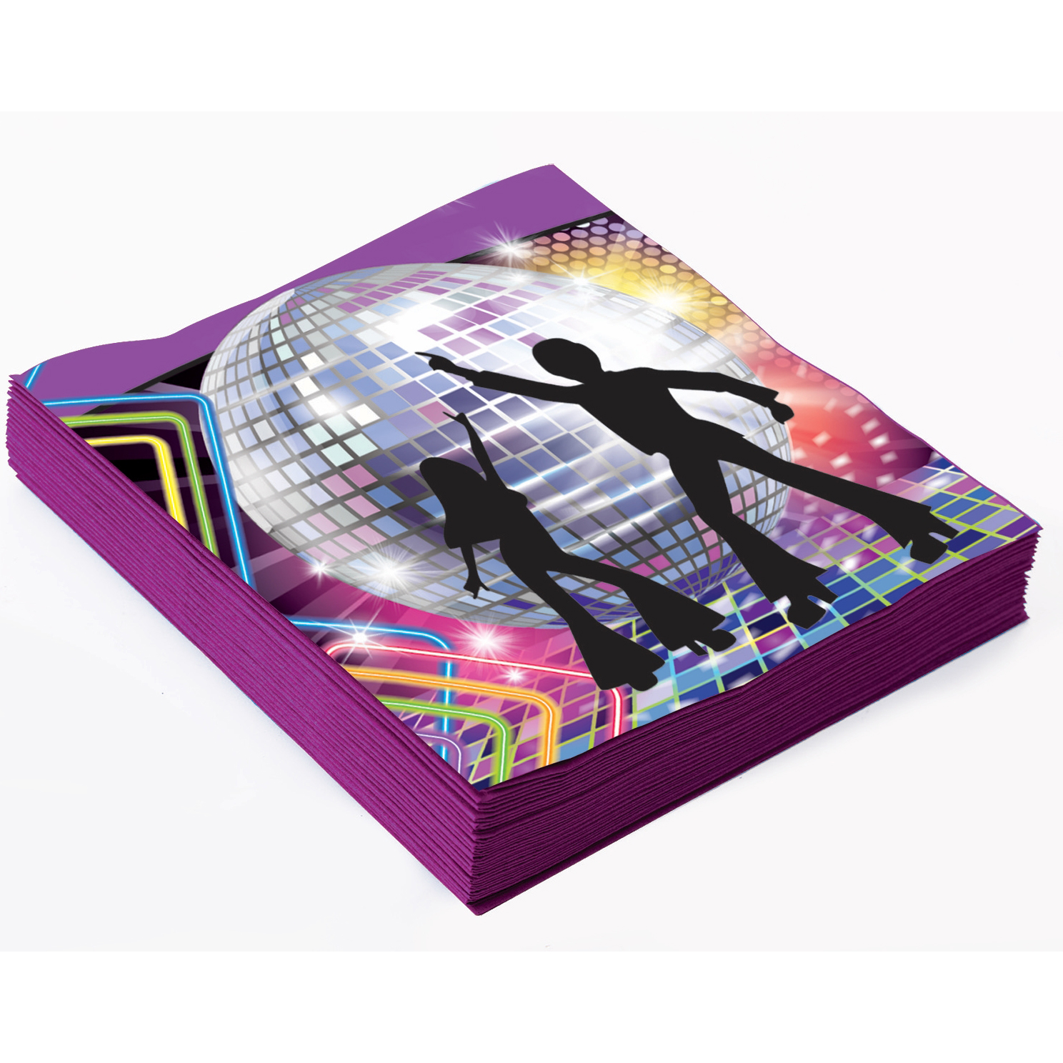 Disco Party Decor Lunch Napkins(16)