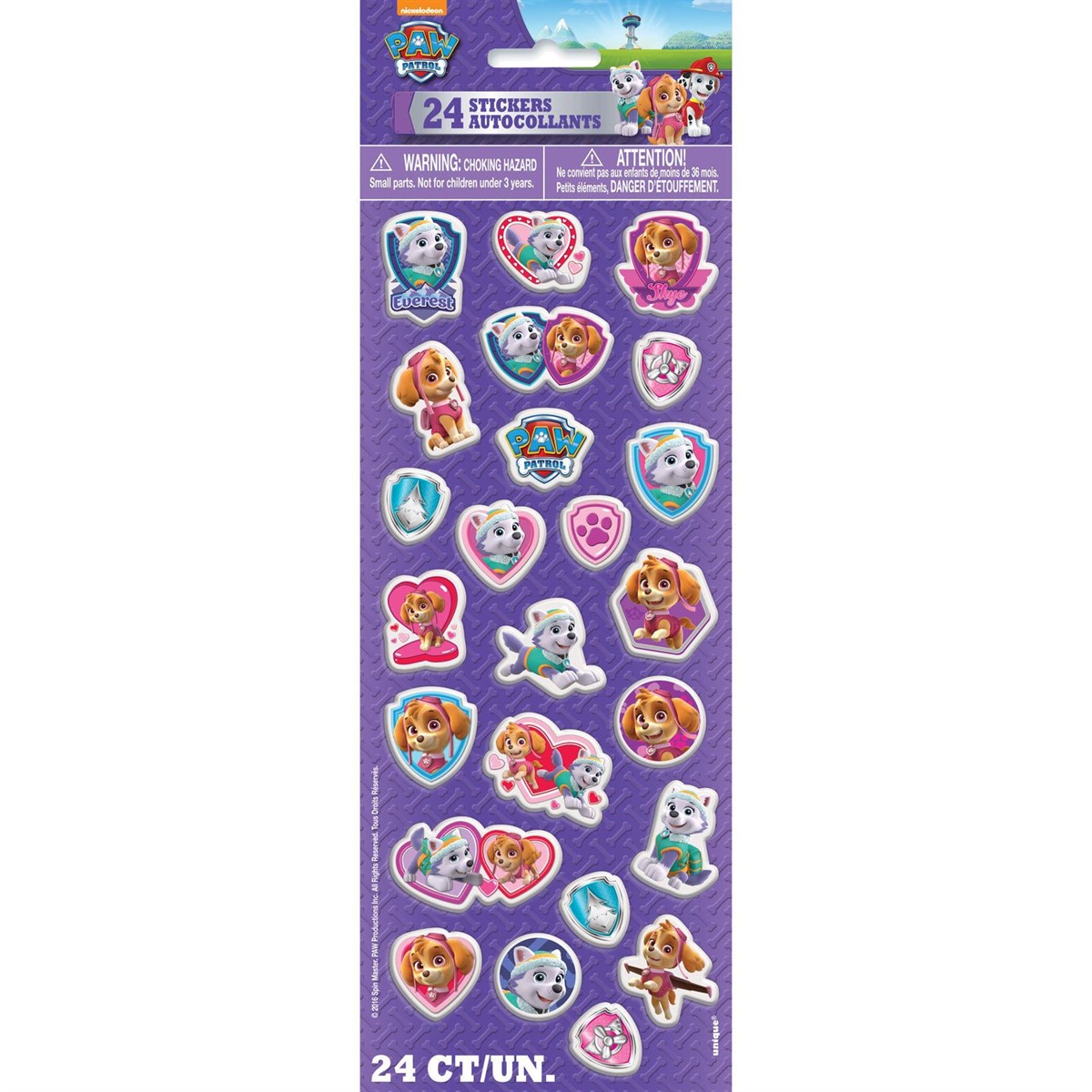 Paw Patrol Puffy Sticker Sheets(1)