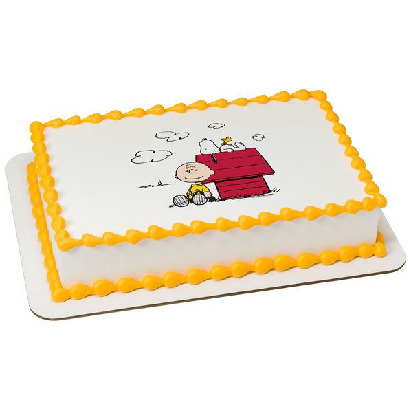 Peanuts Quarter Sheet Edible Cake Topper (Each)
