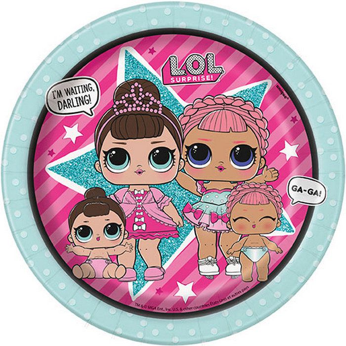 LOL Surprise 7 Dessert Plate (8)