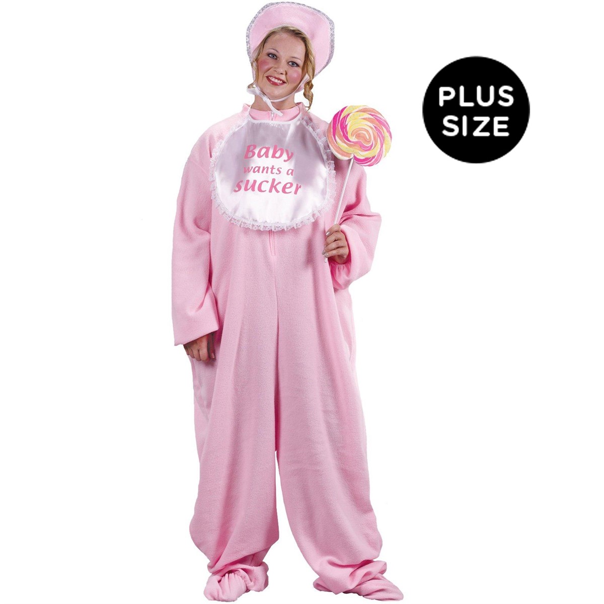 Be My Baby Jammies (Pink) Adult Plus Costume