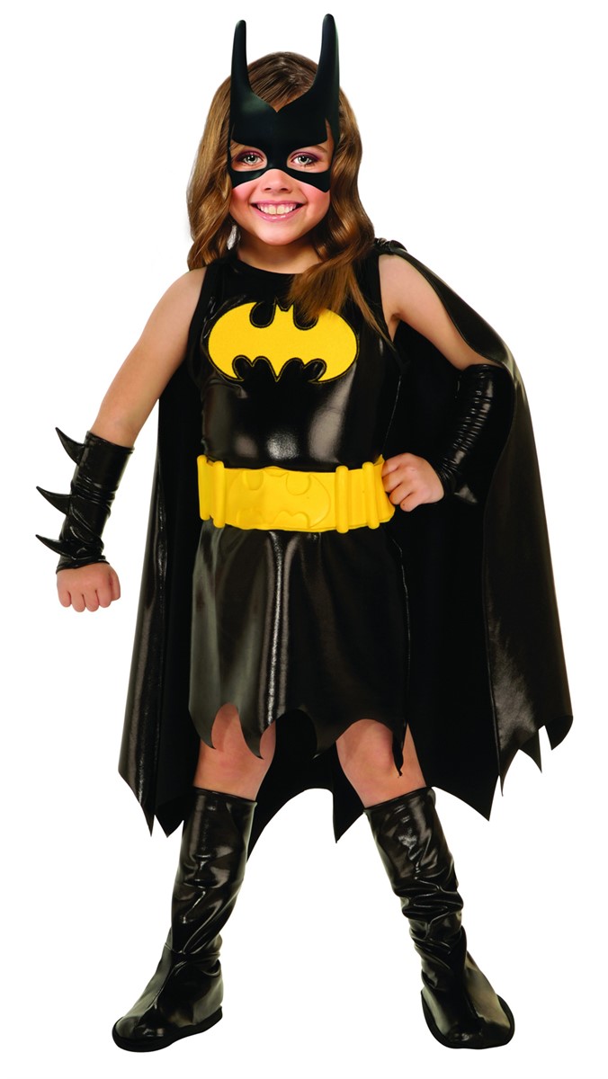 Amscan Costume Ufficiale Warner Bros. Bambina Batgirl – Vestito Carnevale Toddler Per Bambine, Rosa E Nero