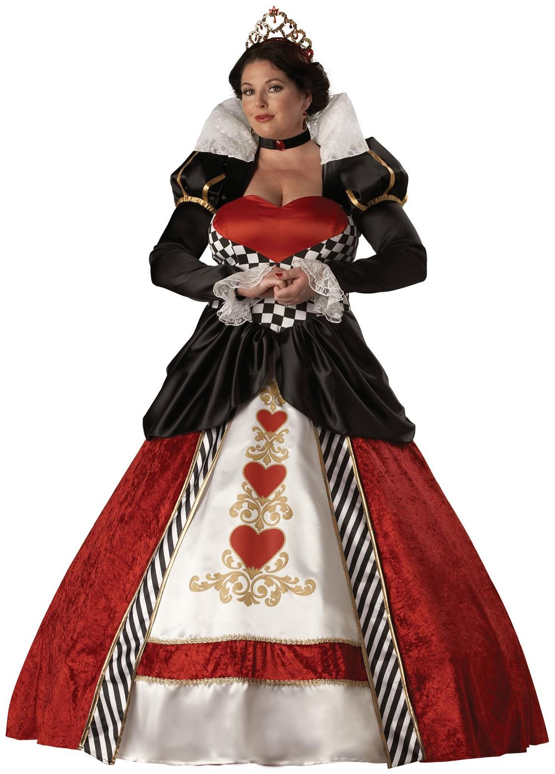 Queen of Hearts Elite Collection Adult Plus Costume - PartyBell.com