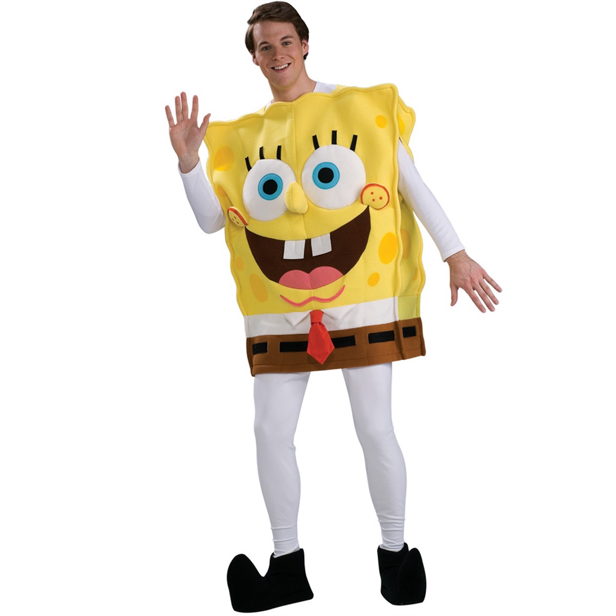 SpongeBob Squarepants Deluxe SpongeBob Adult Costume PartyBell