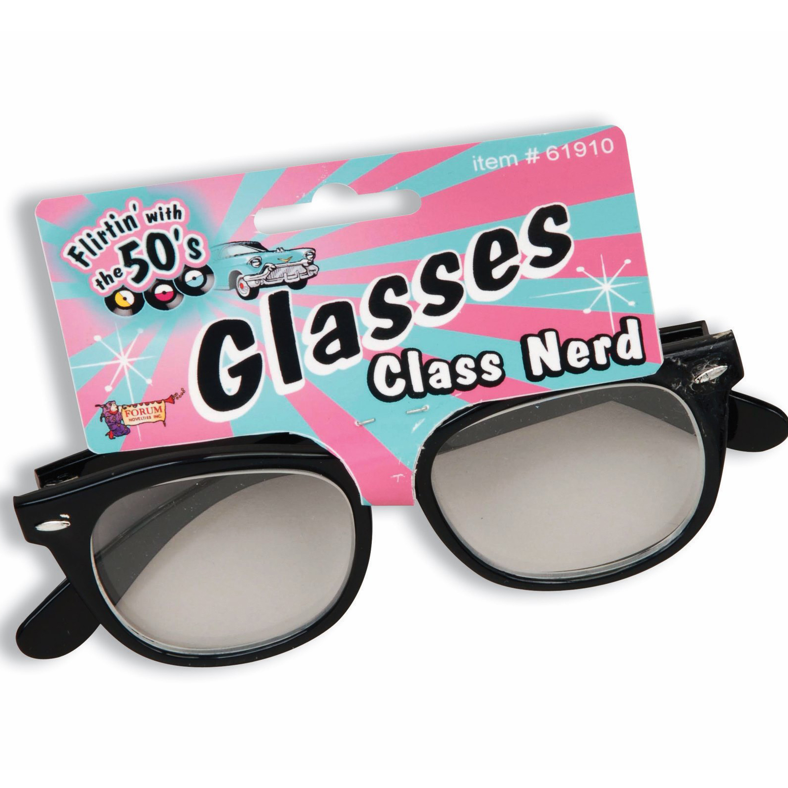 Class Nerd Glasses With Clear Lenses 