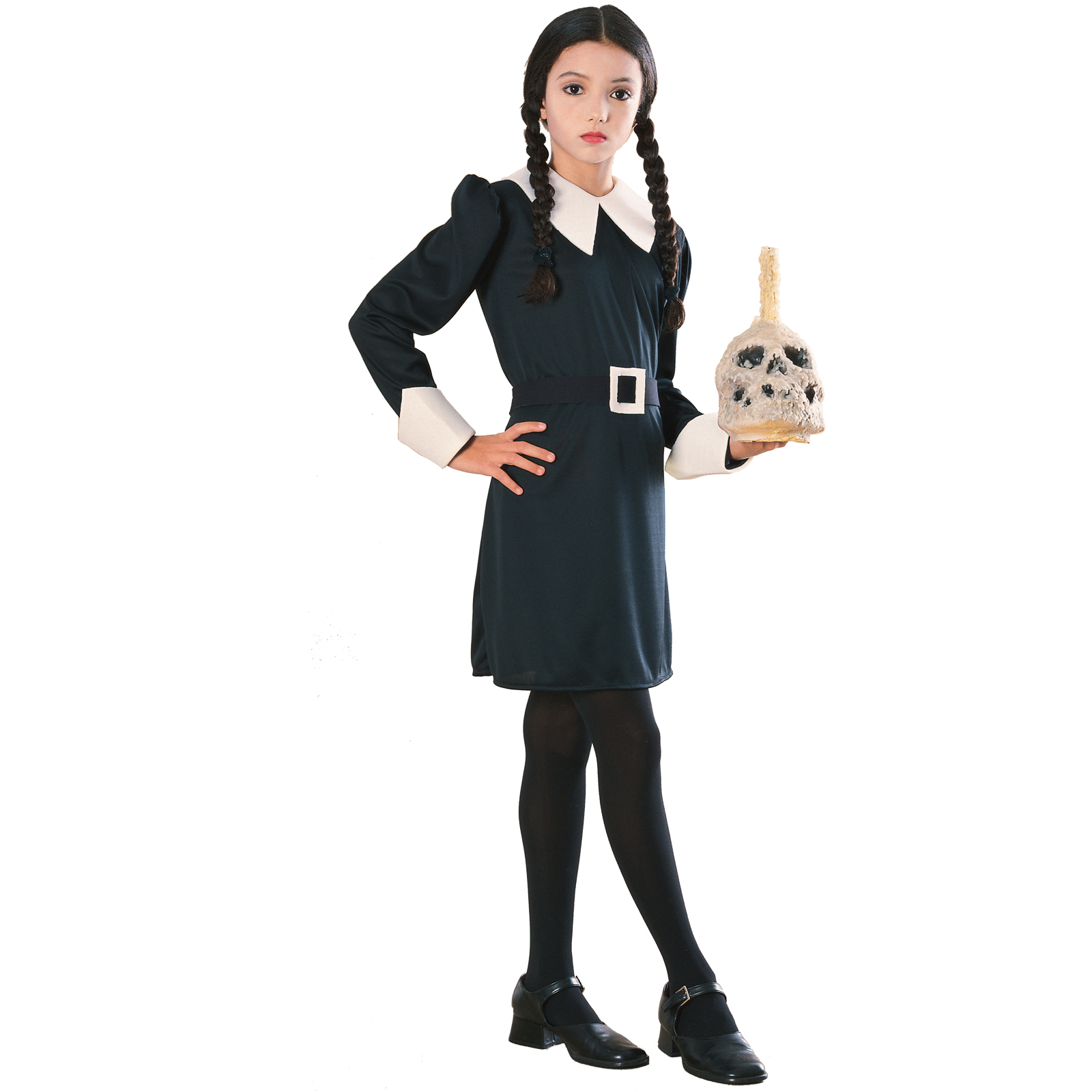 The Addams Family Wednesday Child Costume - PartyBell.com