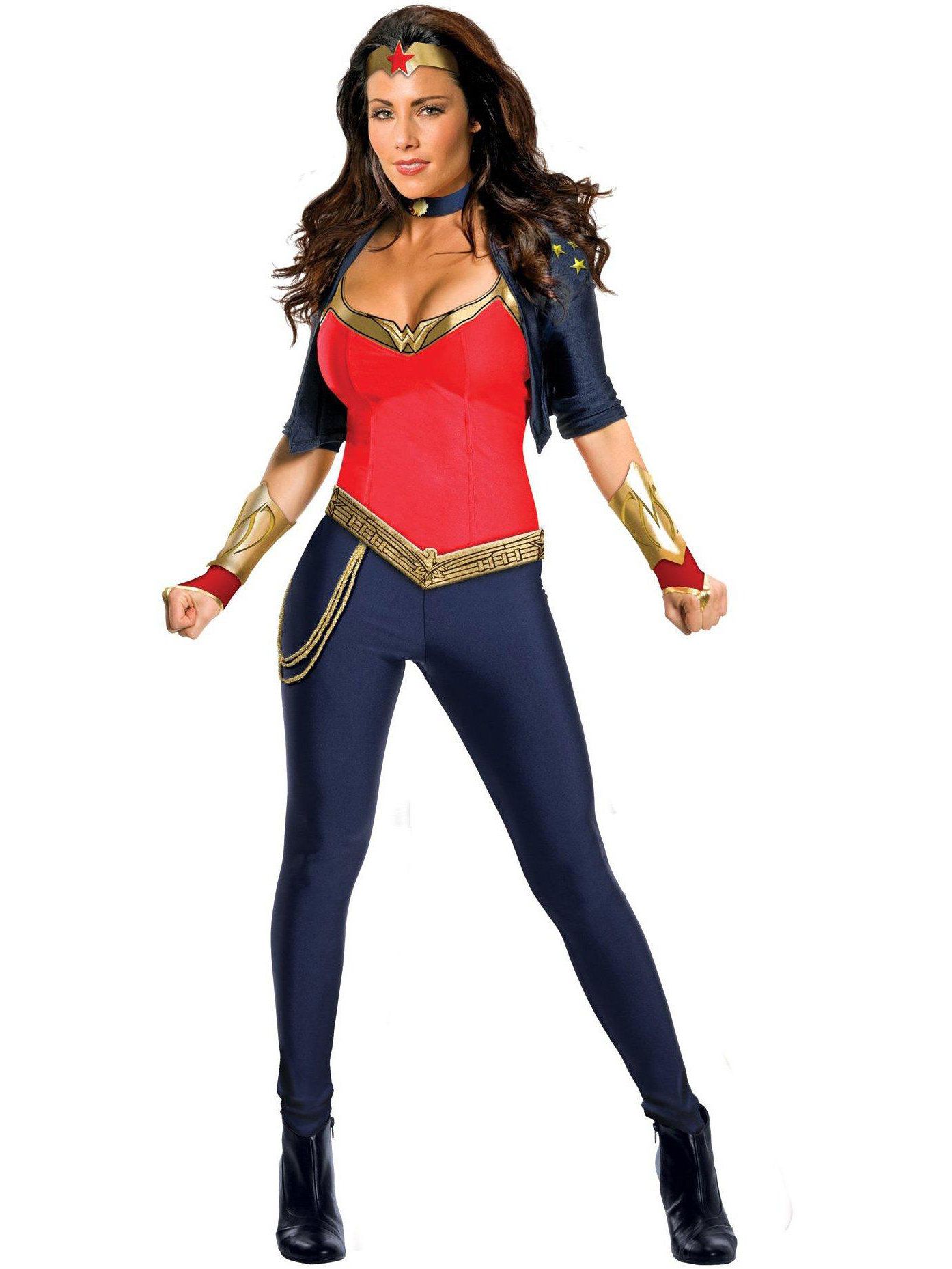 Deluxe Wonder Woman Adult Halloween Cosplay Costume N19 Promotional ...