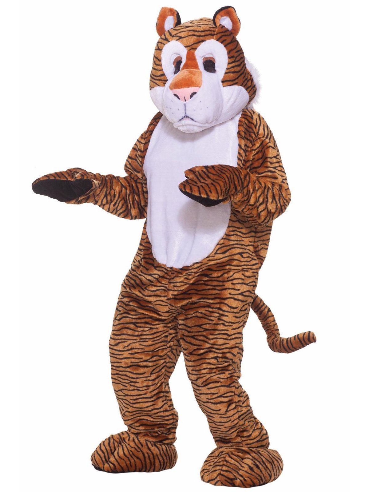 Tiger Halloween Costume
 Tiger Deluxe Mascot Adult Costume PartyBell