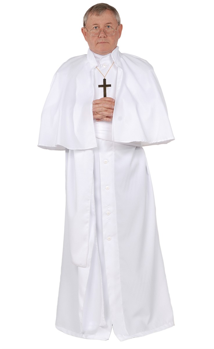 Mens Pope Adult Costume Male Halloween main image 0