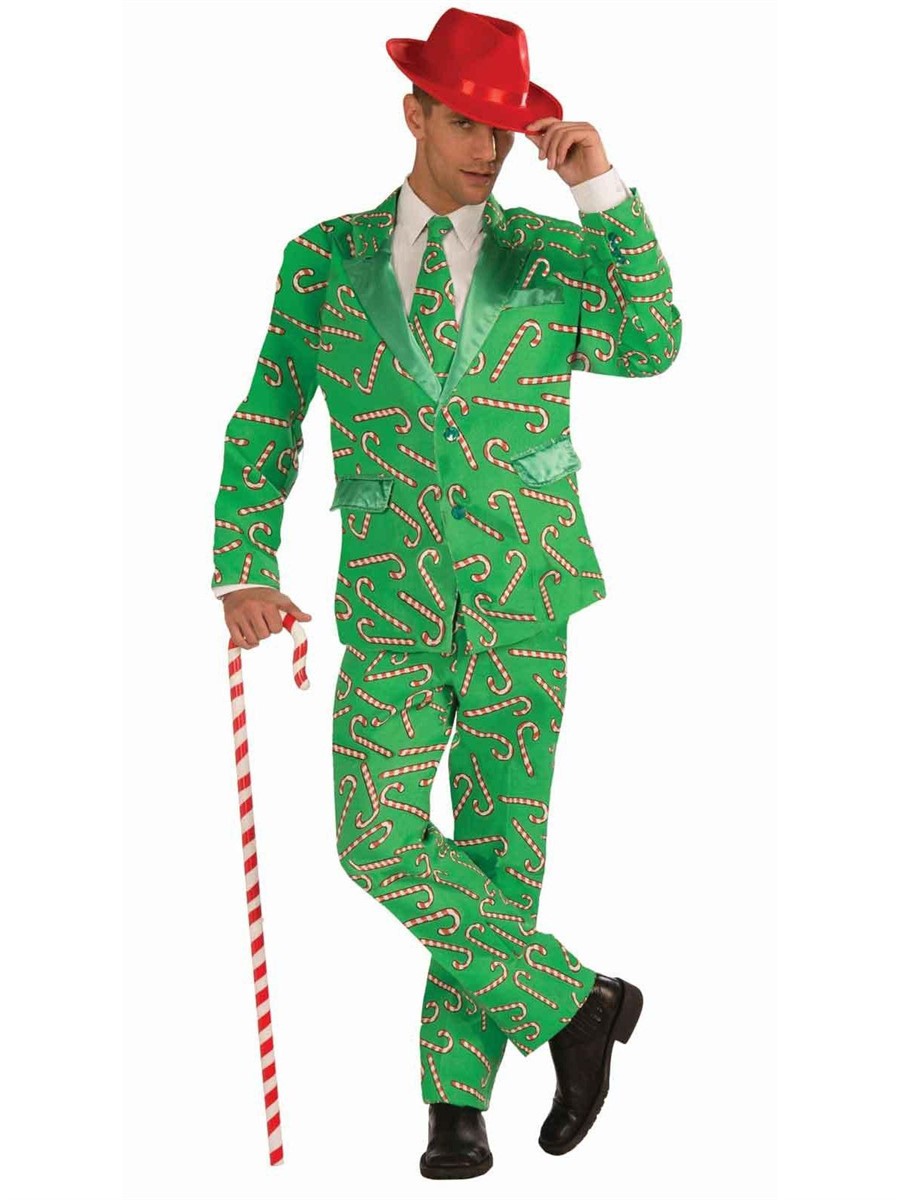 Candy Cane Suit Adult Costume PartyBell