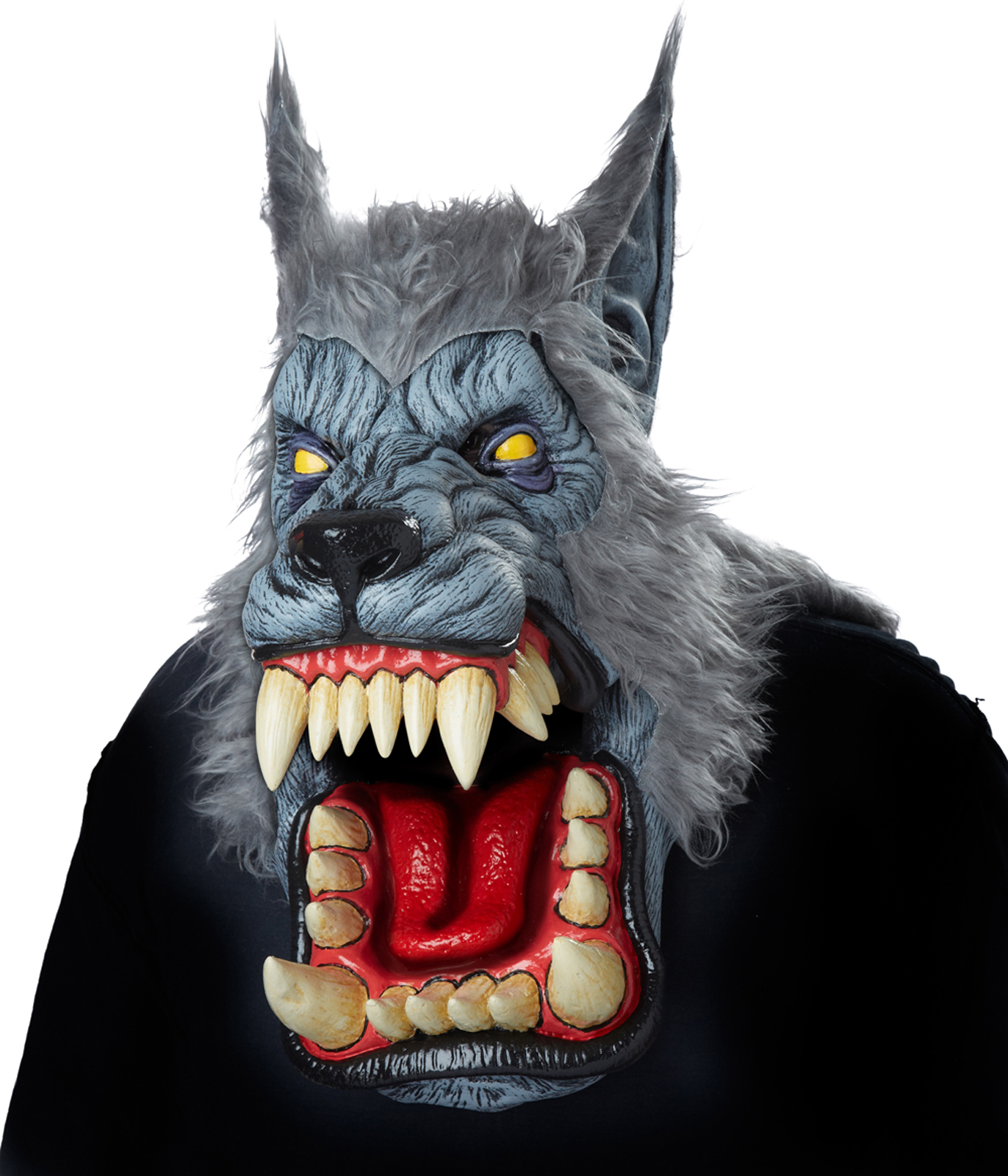 Lunar Psycho Wolf Big Mouth Mask - PartyBell.com