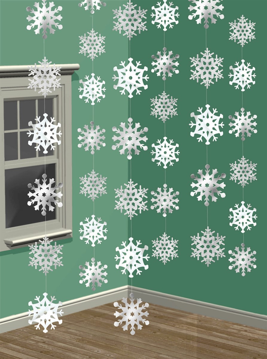 Snowflake String Decorations