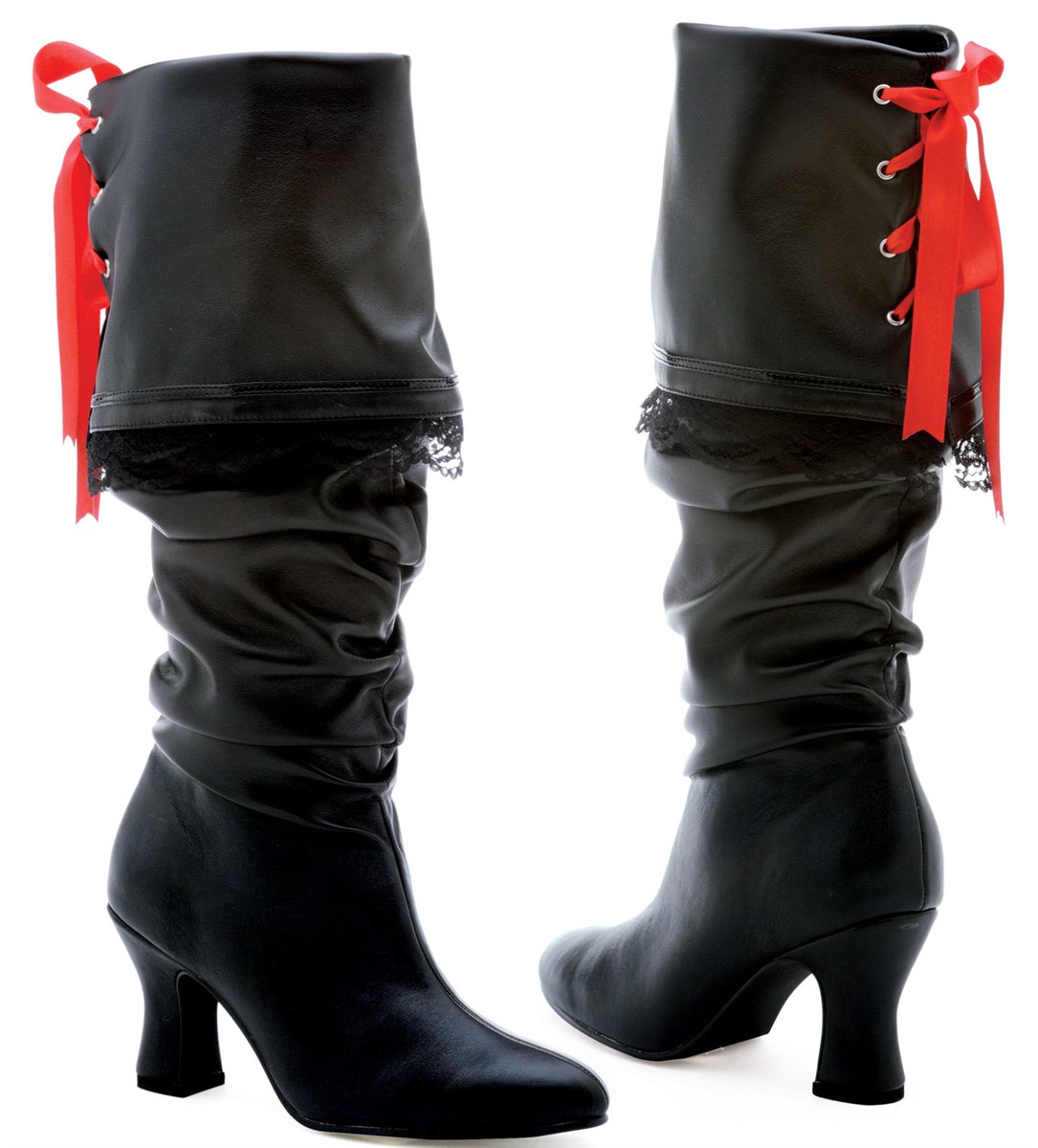 Women's Black Pirate Boots
