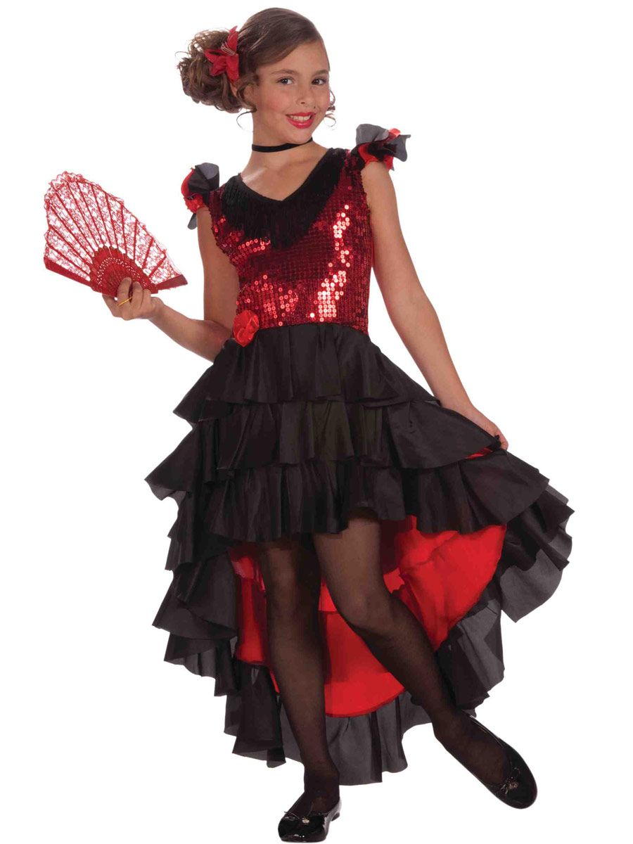 Spanish Dancer Designer Child Costume