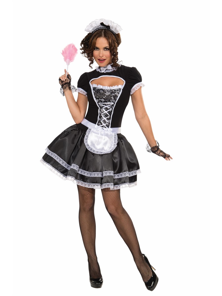 Womens Suzette French Maid Costume