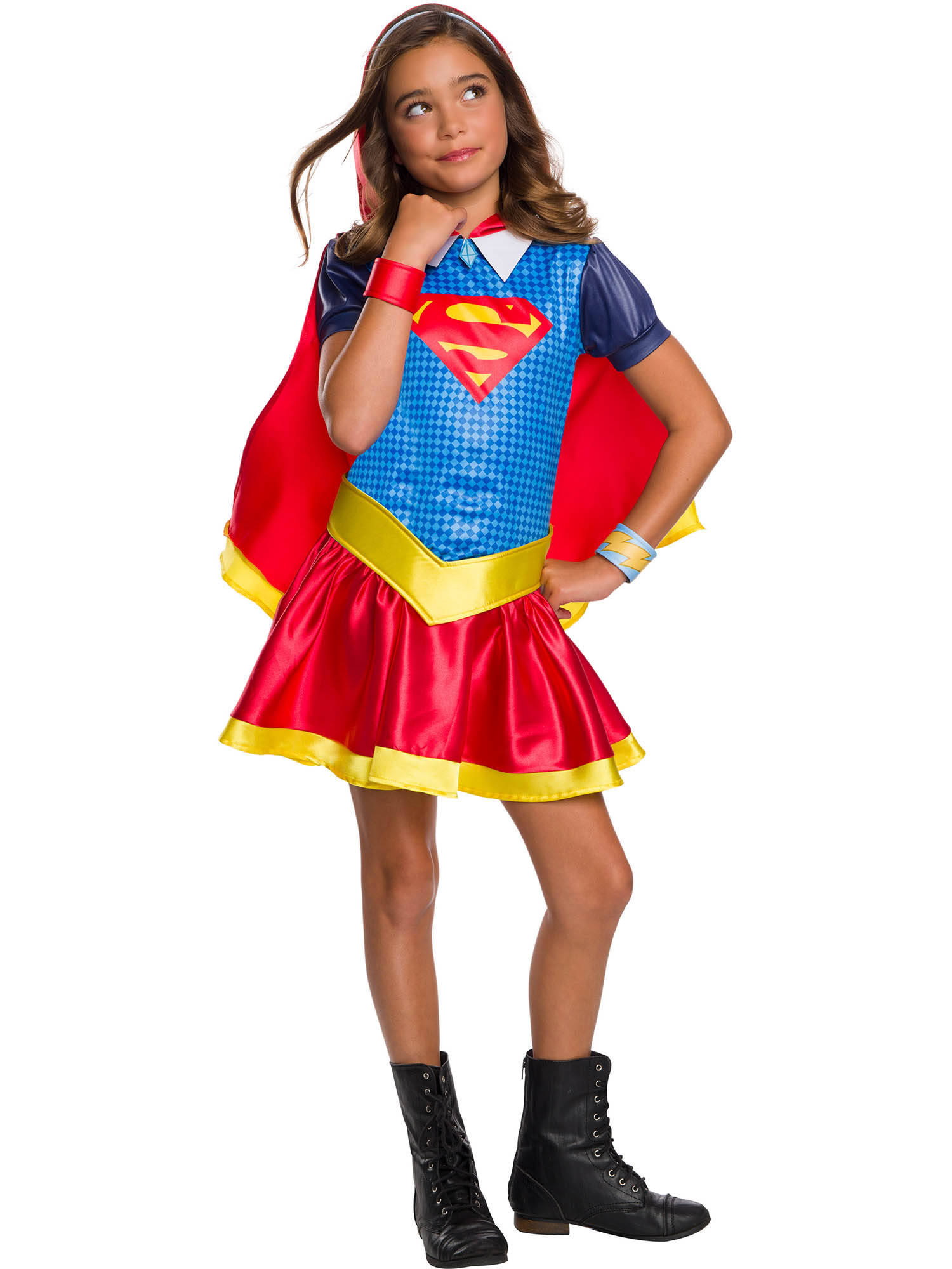 Dc Super Hero Girls Supergirl Hoodie Dress - PartyBell.com