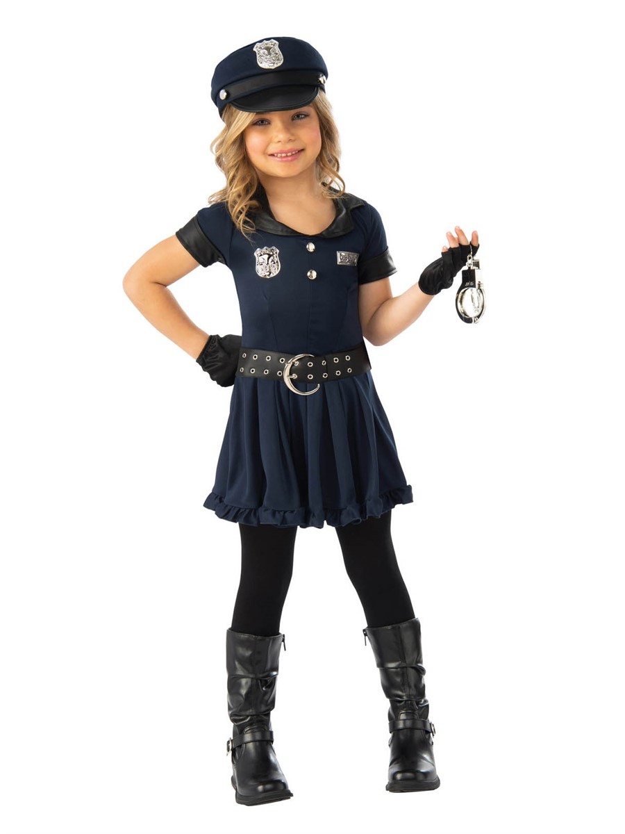 Girls Cop Cutie Costume - PartyBell.com