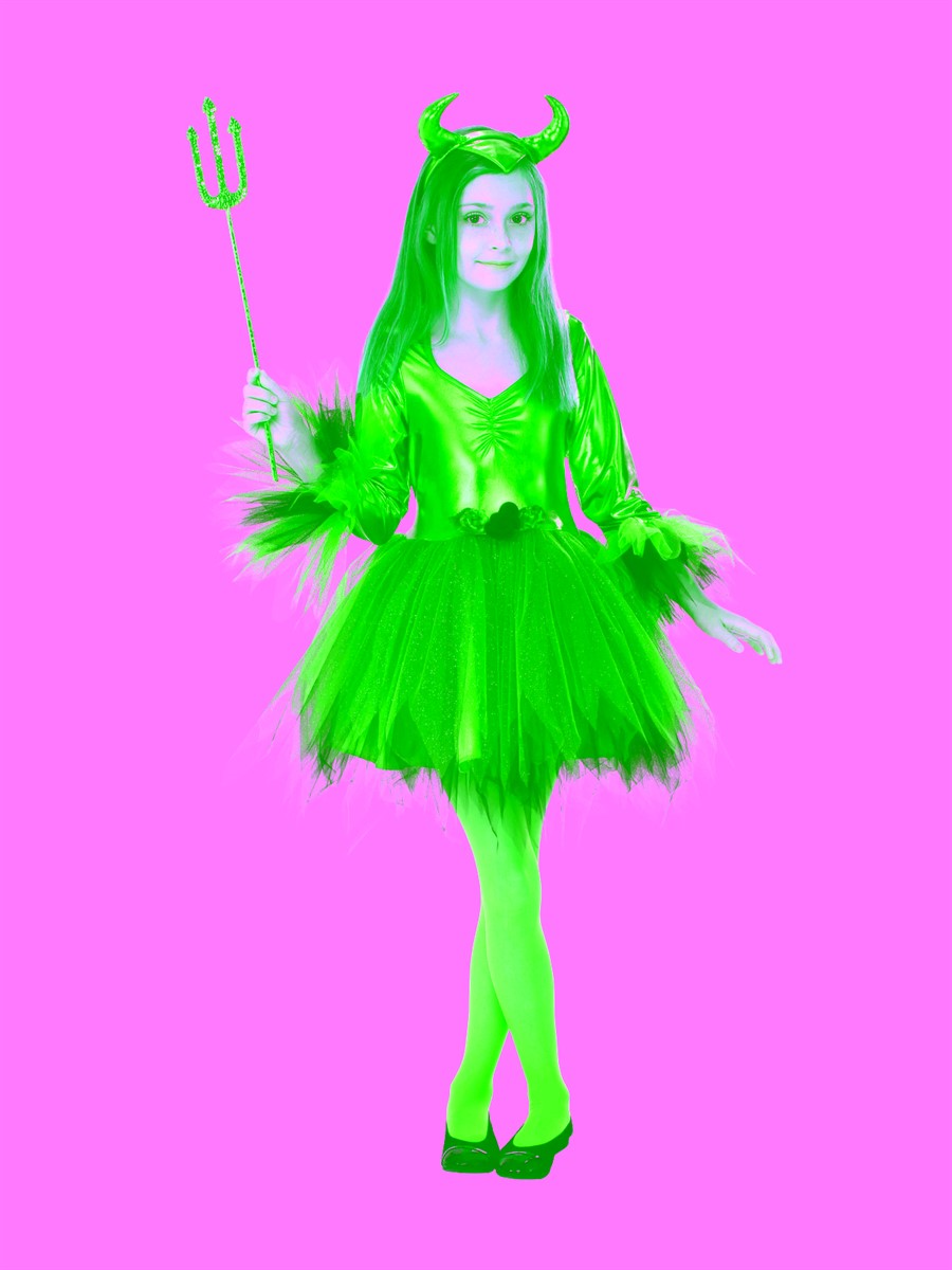 Girls Classic Devil Costume