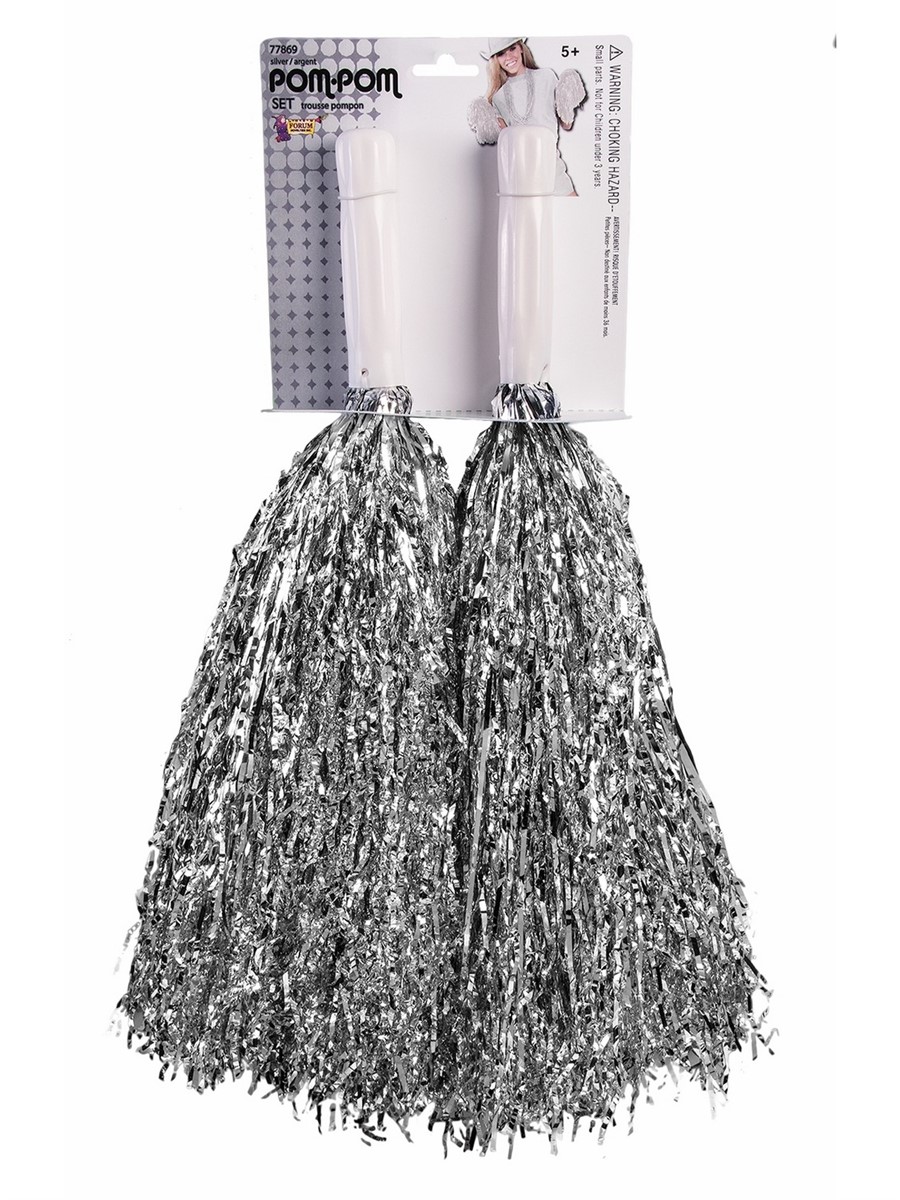 Silver PomPom Set