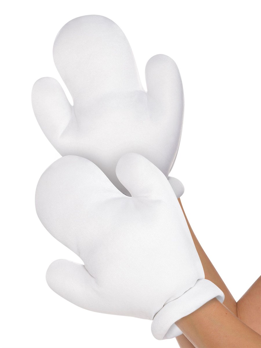 Dr. Seuss Adult Cat in the Hat Stuffed Gloves (OS) - PartyBell.com