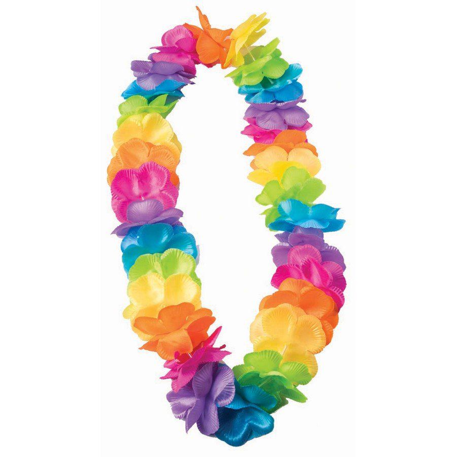 Multi Color Pastel Flower Lei