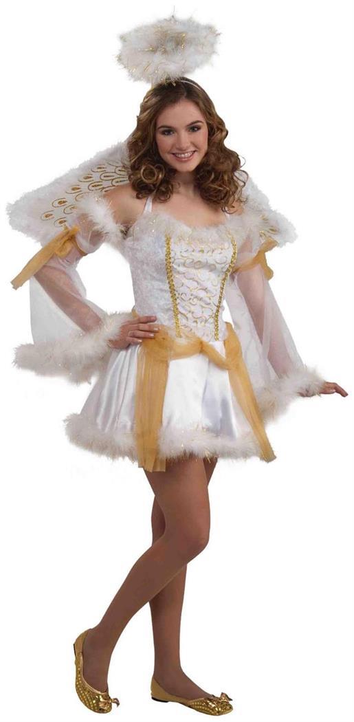 Gold Angel Costume
 Gold Dusted Teen Angel Costume PartyBell