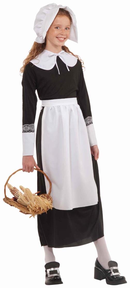 Thanksgiving Pilgrim Girl Costume Accessory Set Child One Size ...