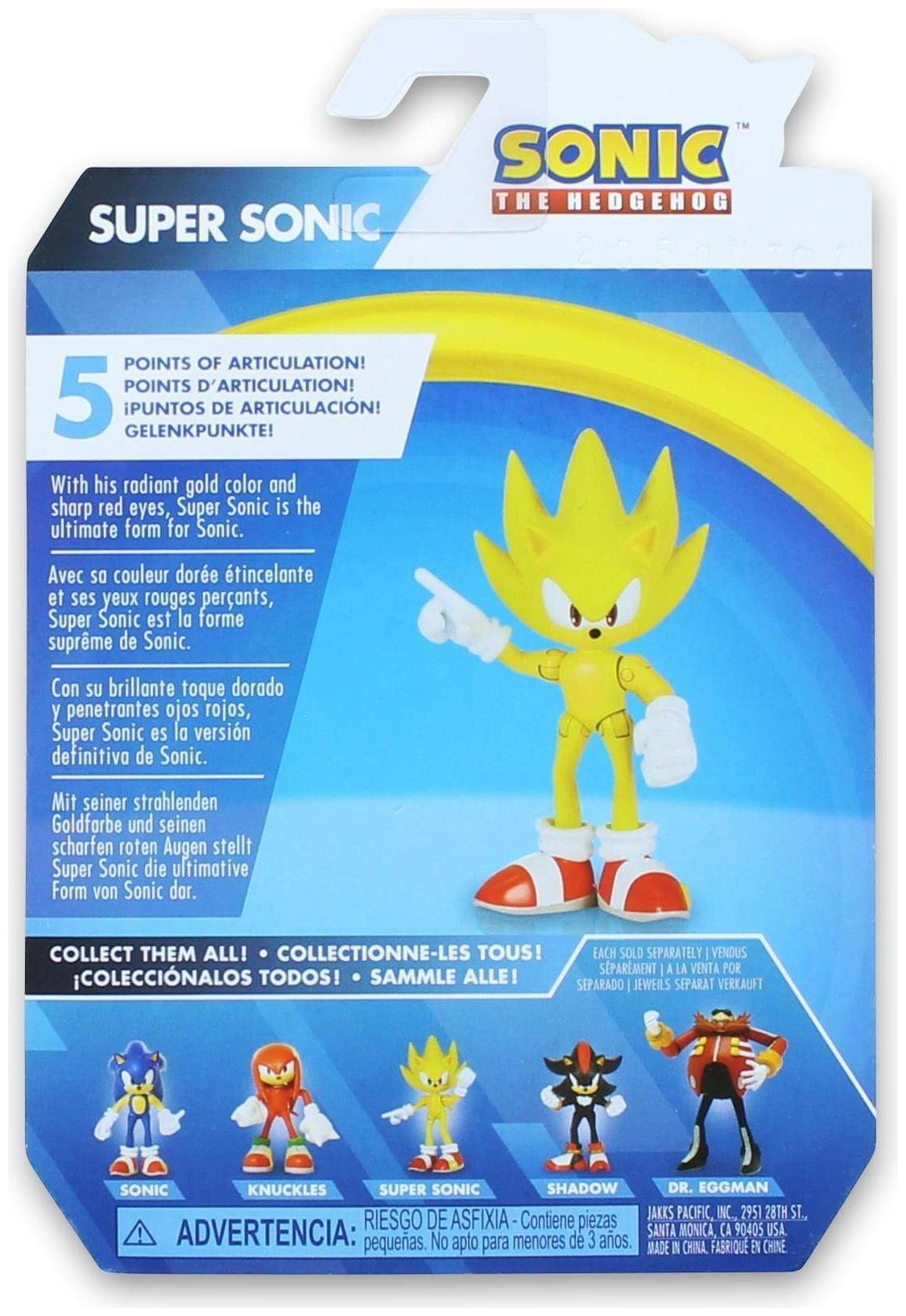 Sonic The Hedgehog Basic Super Sonic Action Figure