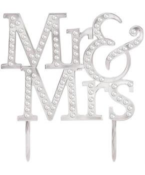 Mr and Mrs Cake Topper