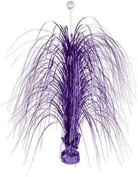 Purple 28 in. Foil Spray Centerpiece