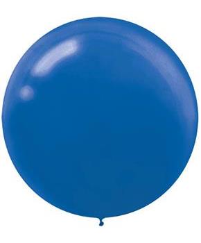 24 in. Bright Royal Blue Latex Balloons