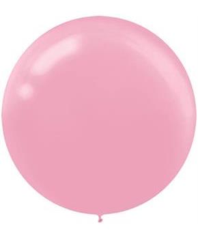 24 in. New Pink Latex Balloons