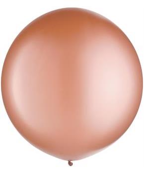 24 in. Rose Gold Latex Balloons