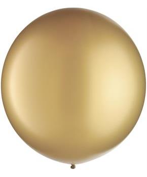 24 in. Gold Latex Balloons
