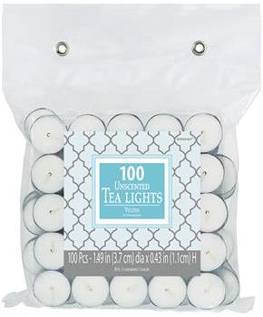 Unscented Tealight Candles