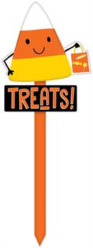 Candy Corn 33 in. x 12 in. Yard Stake